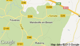 Plan de Mandeville-en-Bessin