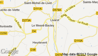 Plan de Le Mesnil-Bacley