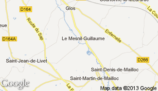 Plan de Le Mesnil-Guillaume