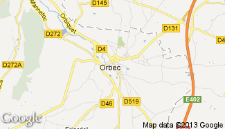 Plan de Orbec