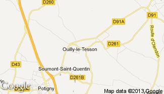 Plan de Ouilly-le-Tesson