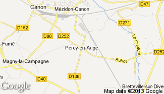 Plan de Percy-en-Auge