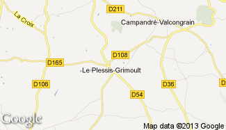 Plan de Le Plessis-Grimoult