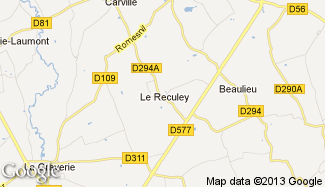 Plan de Le Reculey