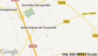 Plan de Saint-Aignan-de-Cramesnil