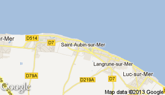 Plan de Saint-Aubin-sur-Mer
