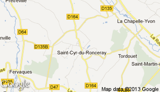 Plan de Saint-Cyr-du-Ronceray