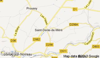 Plan de Saint-Denis-de-Méré