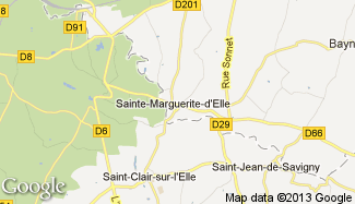 Plan de Sainte-Marguerite-d'Elle