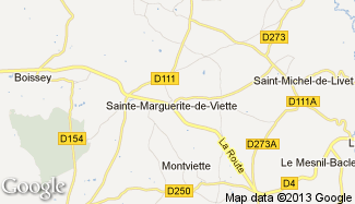 Plan de Sainte-Marguerite-de-Viette