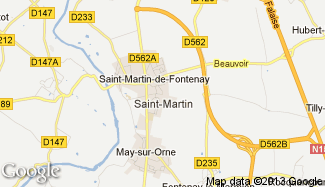 Plan de Saint-Martin-de-Fontenay