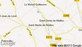 Plan de Saint-Martin-de-Mailloc