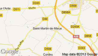 Plan de Saint-Martin-de-Mieux