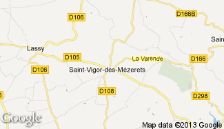 Plan de Saint-Vigor-des-Mézerets