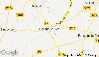 Plan de Tilly-sur-Seulles