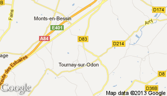 Plan de Tournay-sur-Odon