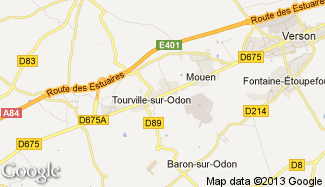 Plan de Tourville-sur-Odon