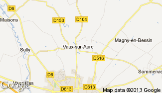 Plan de Vaux-sur-Aure