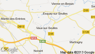 Plan de Vaux-sur-Seulles