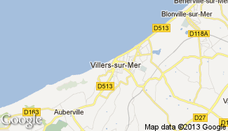 Plan de Villers-sur-Mer