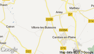 Plan de Villons-les-Buissons