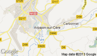 Plan de Arpajon-sur-Cère