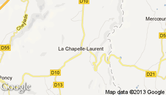 Plan de La Chapelle-Laurent