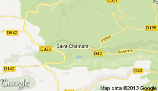 Plan de Saint-Chamant