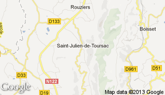 Plan de Saint-Julien-de-Toursac