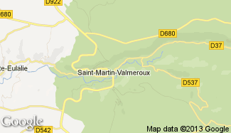 Plan de Saint-Martin-Valmeroux