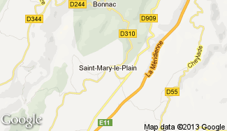 Plan de Saint-Mary-le-Plain