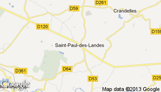 Plan de Saint-Paul-des-Landes