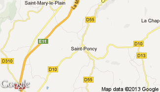 Plan de Saint-Poncy