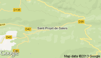 Plan de Saint-Projet-de-Salers