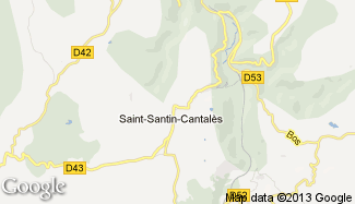 Plan de Saint-Santin-Cantalès