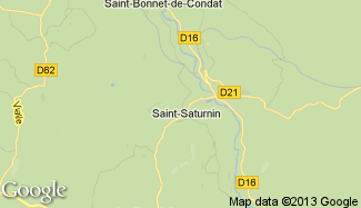 Plan de Saint-Saturnin