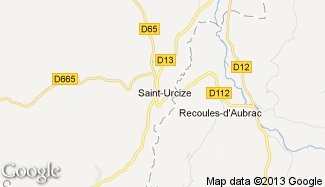 Plan de Saint-Urcize