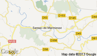 Plan de Sansac-de-Marmiesse