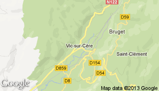 Plan de Vic-sur-Cère