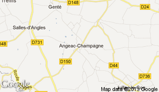 Plan de Angeac-Champagne