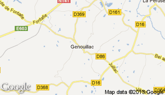 Plan de Genouillac