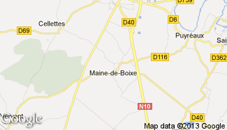 Plan de Maine-de-Boixe