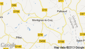 Plan de Montignac-le-Coq