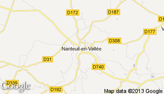 Plan de Nanteuil-en-Vallée