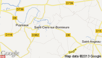 Plan de Saint-Ciers-sur-Bonnieure