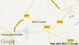 Plan de Saint-Coutant