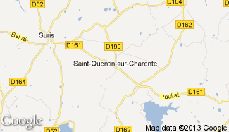 Plan de Saint-Quentin-sur-Charente