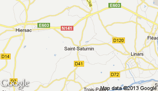 Plan de Saint-Saturnin