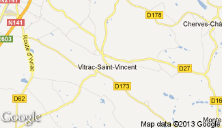 Plan de Vitrac-Saint-Vincent