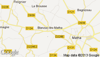 Plan de Blanzac-lès-Matha